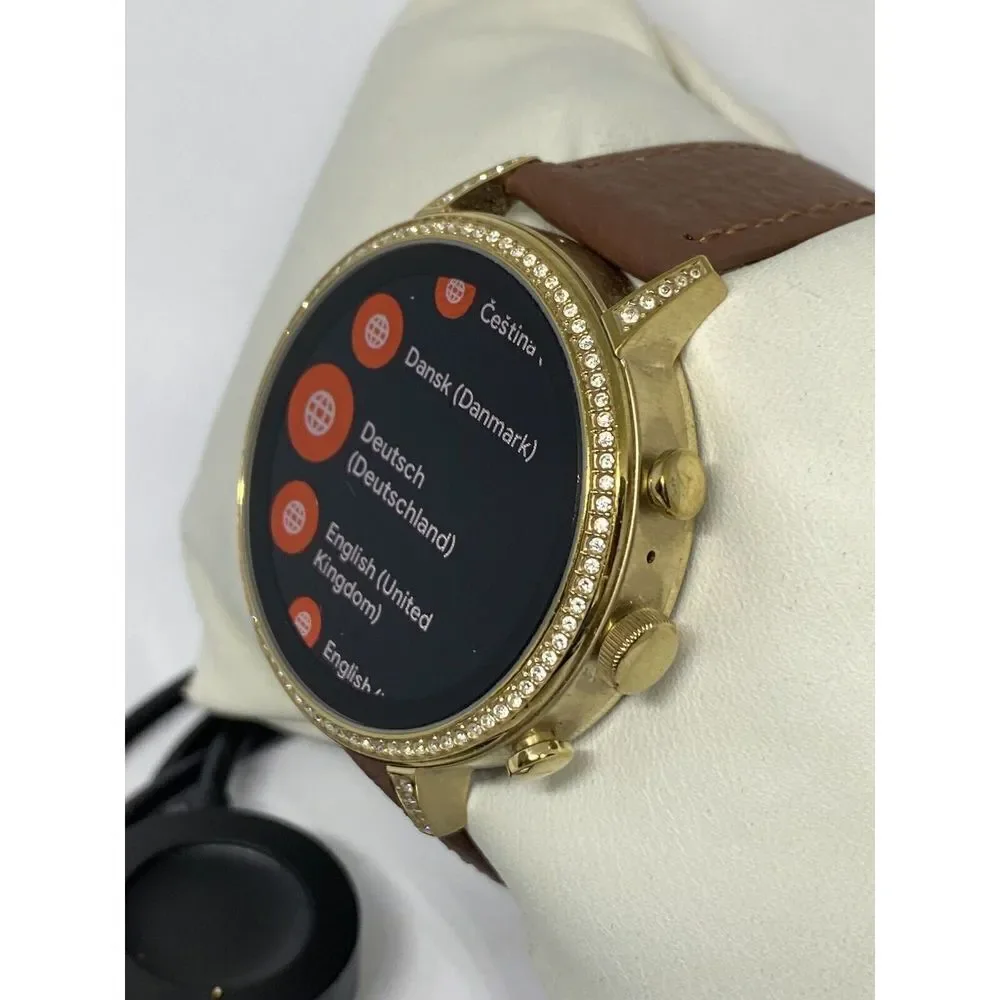 Fossil Gen 4 Authentic Digital Dial Smart Watch Custom Band FTW6012 DC505
